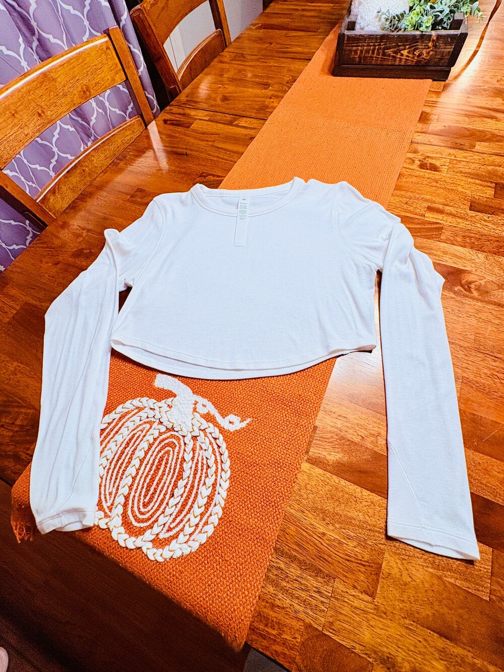 Lululemon Hold Tight Straight-Hem Cropped Long-Sleeve Shirt